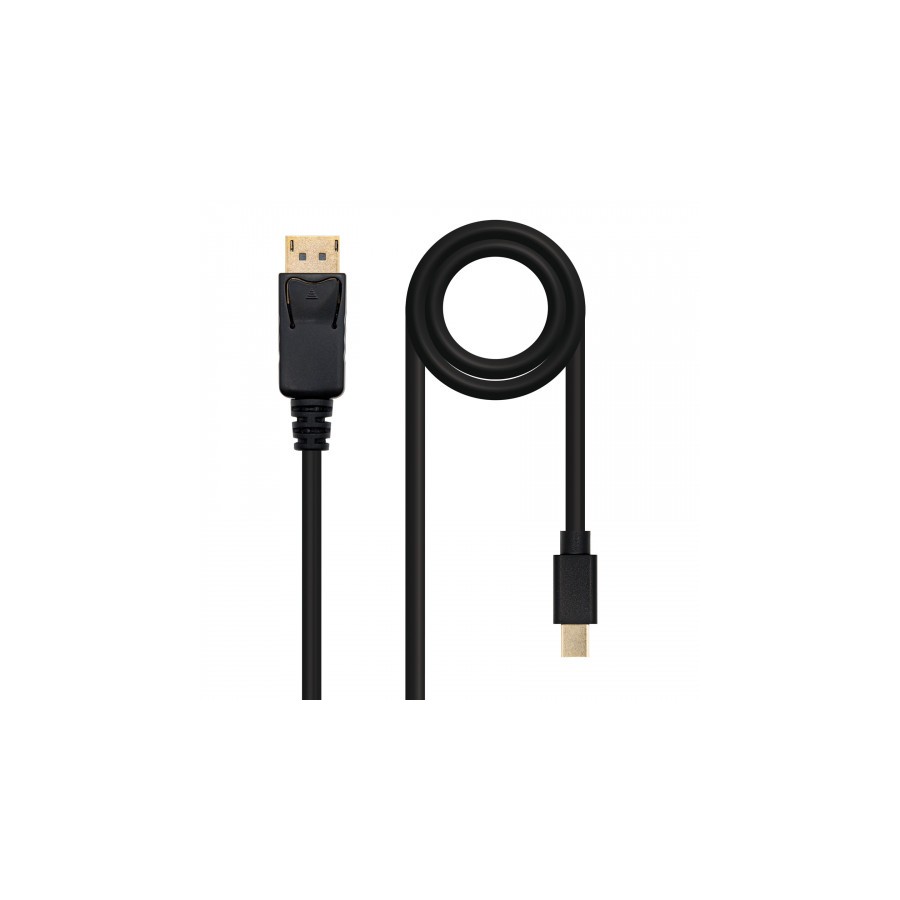 21552-Nanocable DisplayPort, 2m Mini DisplayPort Negro 21552-Nanocable DisplayPort, 2m Mini DisplayPort Negro