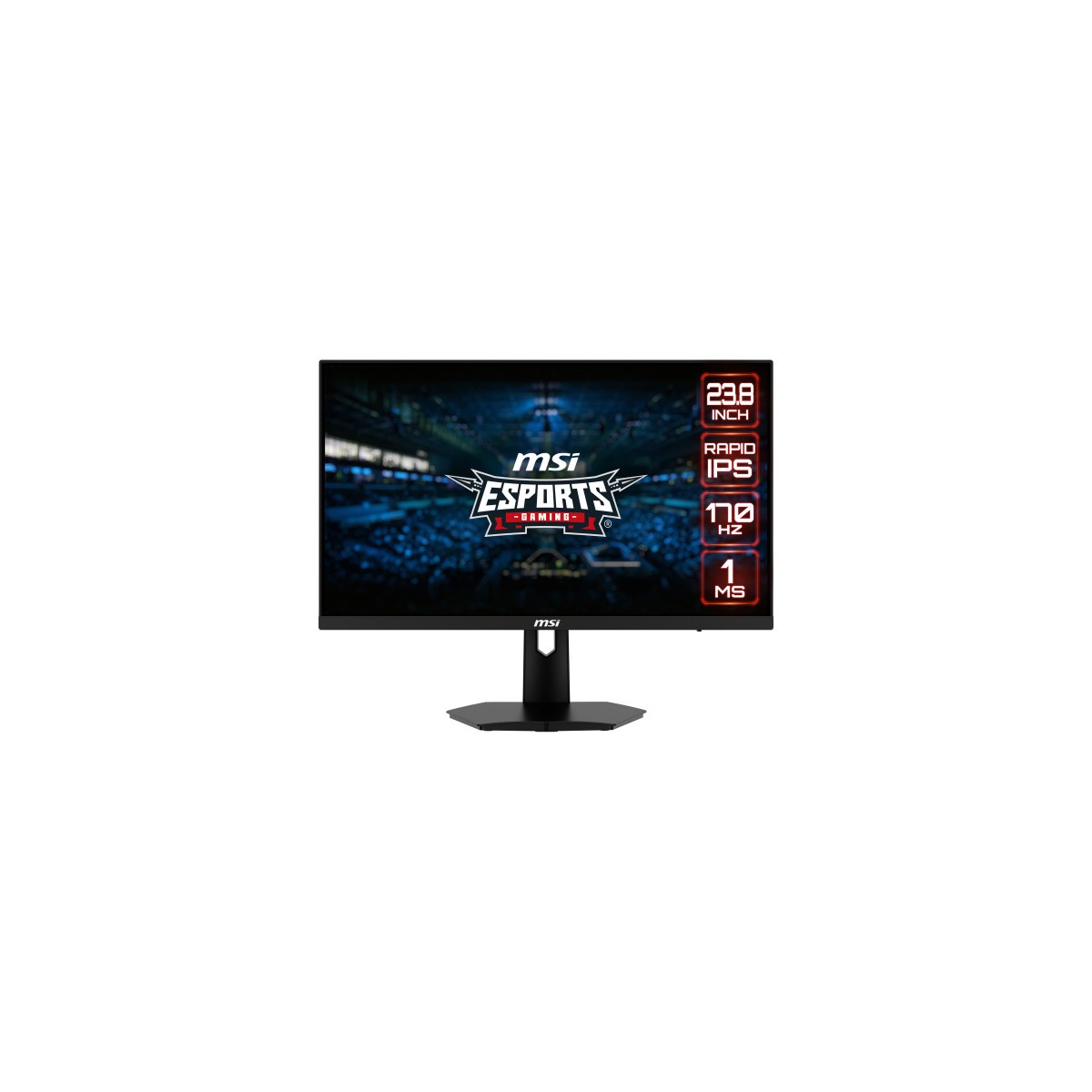 MSI G244F E2 pantalla para PC 605 cm 238 1920 x 1080 Pixeles Full HD Negro