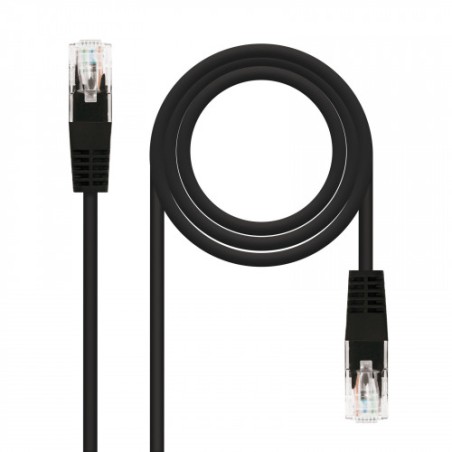 21570-Nanocable 10.20.0101-BK cable de red Negro 1 m Cat5e U/UTP (UTP)