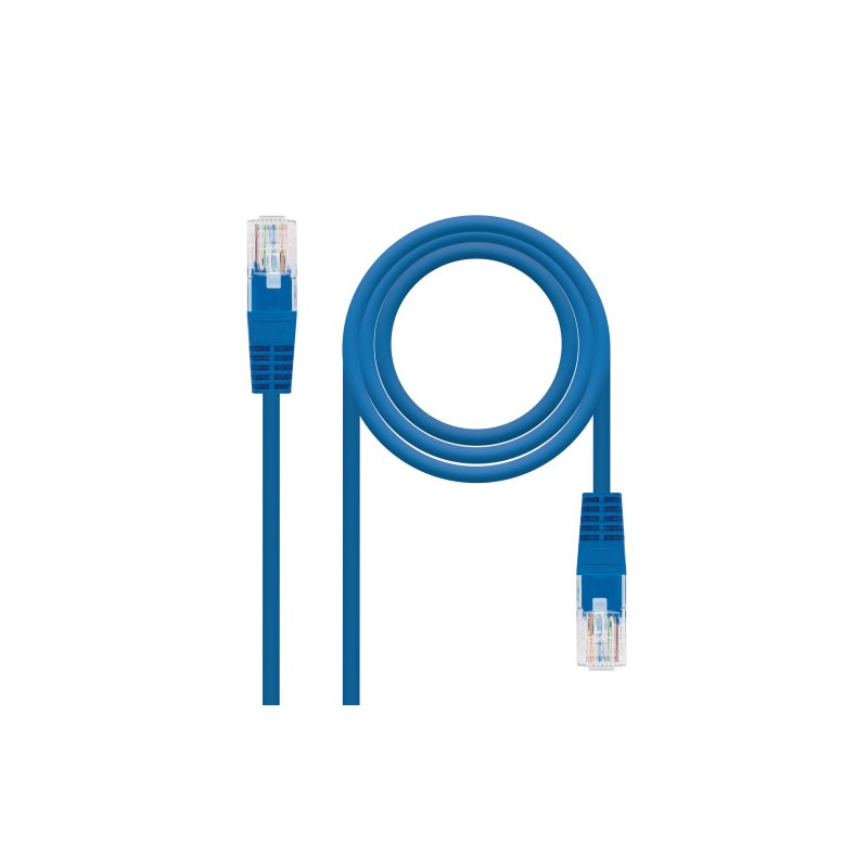 21577-NANOCABLE CABLE RED LATIGUILLO RJ45 CAT.6 UTP AWG24, AZUL, 3.0 M (10.20.0403-BL)