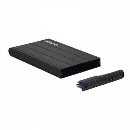 21608-TooQ CAJA HDD 2.5" SATA A USB 2.0/USB 3.0 NEGRA