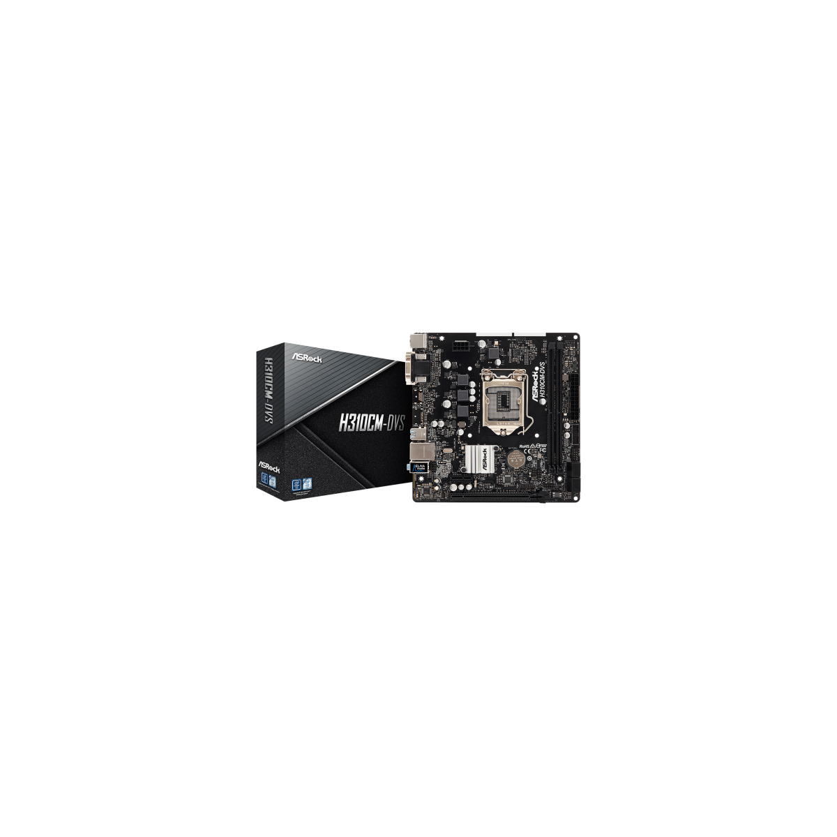 Asrock H310CM DVS Intel H310 LGA 1151 Zocalo H4 micro ATX