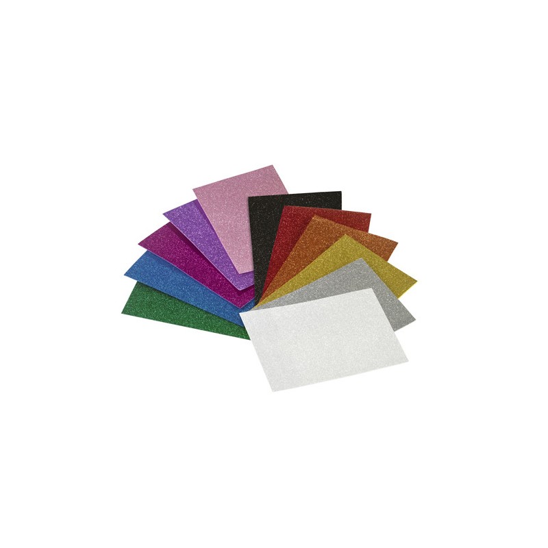 2168-LAMINA EVA 40X60 CM. PURPURINA VIOLETA FAIBO 1659-27