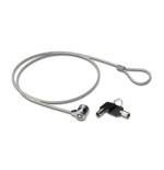 21766-Ewent EW1242 cable antirrobo Negro, Acero inoxidable 1,5 m