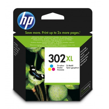 21807-HP 302XL CARTUCHO DE TINTA TRICOLOR HP302XL (F6U67AE)