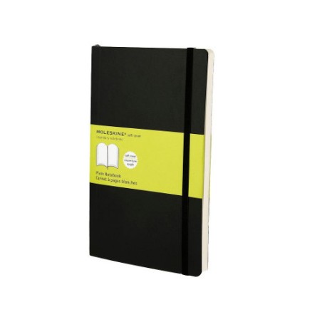 21909-LIBRETA CLASICA TAPA BLANDA NEGRA L (13X21CM) LISA MOLESKINE QP618