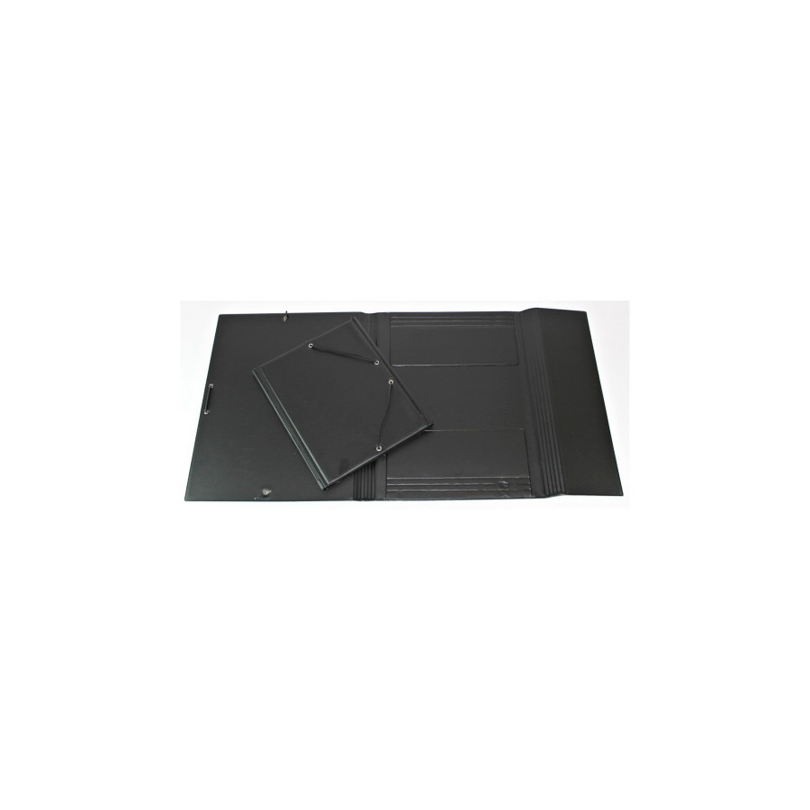 2214-CARPETA FORMATO FOLIO GOMAS Y SOPALAS PVC NEGRA IBERPLAS 343CS00