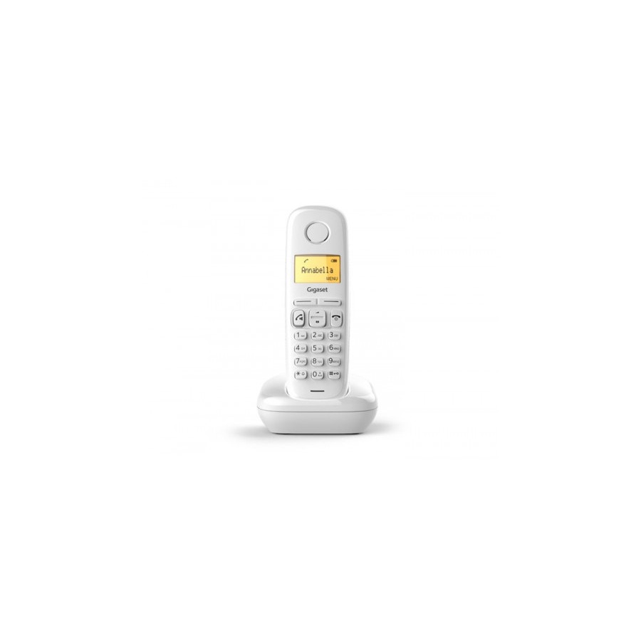 22222-Gigaset A270 Telefono DECT Identificador de llamadas Blanco 22222-Gigaset A270 Telefono DECT Identificador de llamadas Blanco