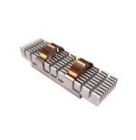 22421-QNAP HS-M2SSD-02 ventilador de PC Unidad de estado solido Disipador termico Verde