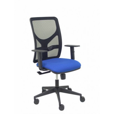 SILLA MODELO MOTILLA MALLA NEGRA BRAZO REGULABLE ASIENTO BALI AZUL PIQUERAS Y CRESPO 21SBALI229B10