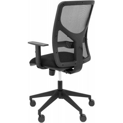 SILLA MODELO MOTILLA MALLA NEGRA BRAZO REGULABLE ASIENTO BALI NEGRO PIQUERAS Y CRESPO 21SBALI840B10