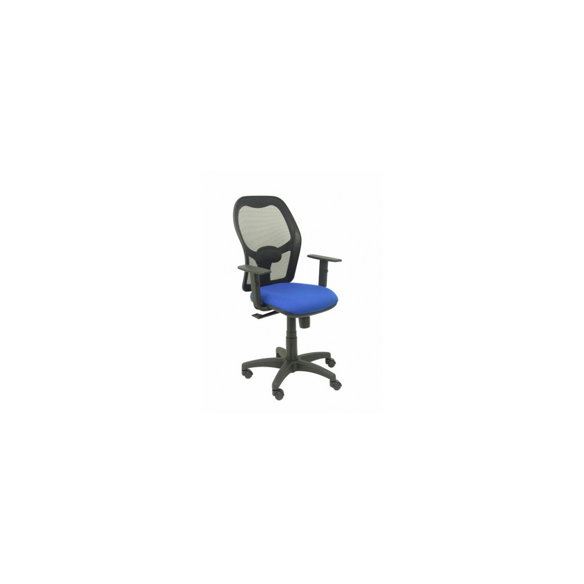 SILLA MODELO ALOCeN MALLA NEGRA BRAZO REGULABLE ASIENTO BALI AZUL PIQUERAS Y CRESPO 345SNB229B10