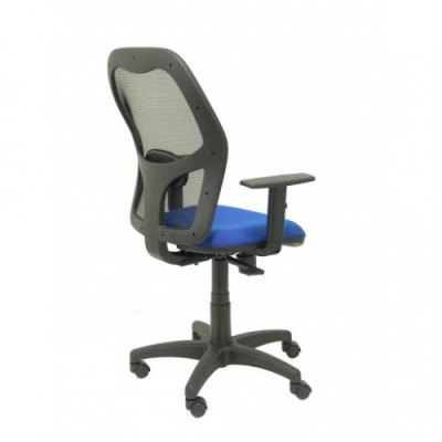 SILLA MODELO ALOCeN MALLA NEGRA BRAZO REGULABLE ASIENTO BALI AZUL PIQUERAS Y CRESPO 345SNB229B10