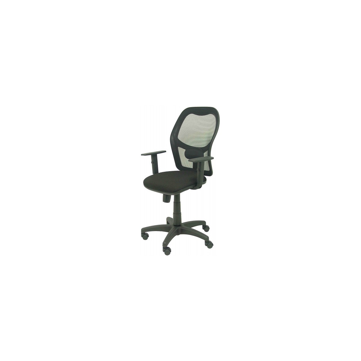 SILLA MODELO ALOCeN MALLA NEGRA BRAZO REGULABLE ASIENTO BALI NEGRO PIQUERAS Y CRESPO 345SNBALI840B10