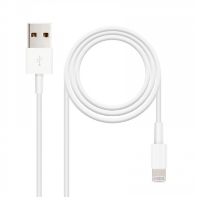 Nanocable CABLE LIGHTNING IPHONE A USB 20 IPHONE LIGHTNING USB A M 10 M