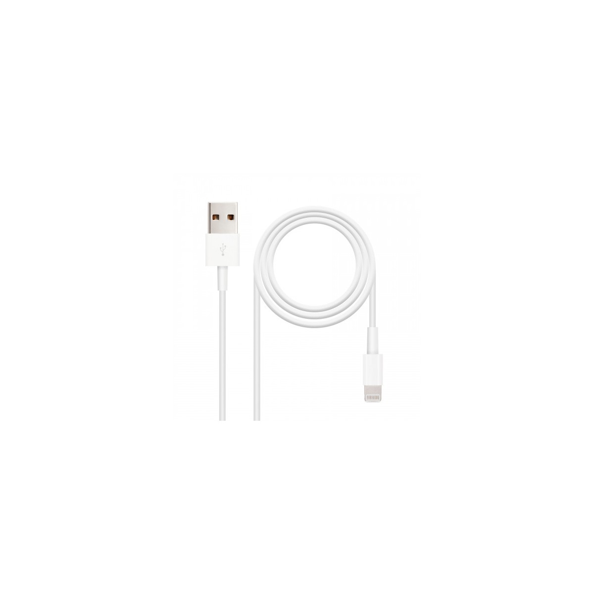 Nanocable CABLE LIGHTNING IPHONE A USB 20 IPHONE LIGHTNING USB A M 10 M