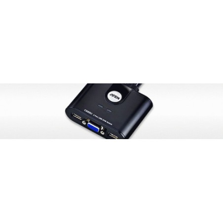 22562-Aten CS22U interruptor KVM Negro