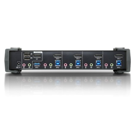 22597-Aten Umschalter interruptor KVM Negro