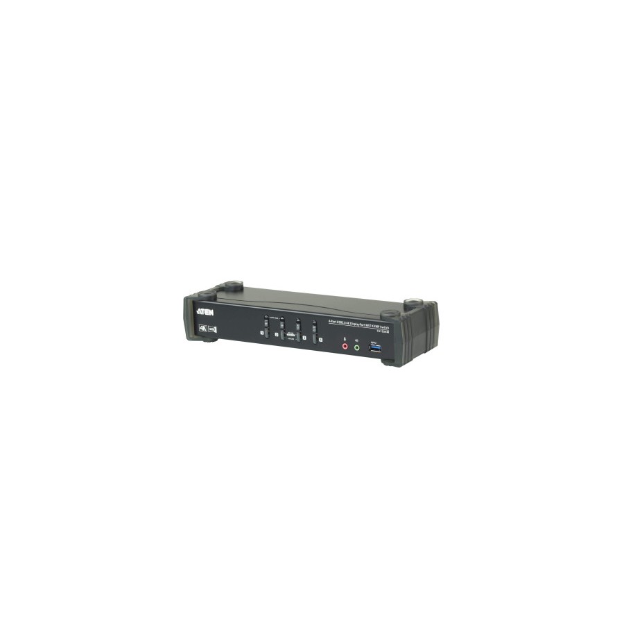 22600-ATEN Switch KVMPT DisplayPort 4K MST USB 3.0 de 4 puertos (cables incluidos)