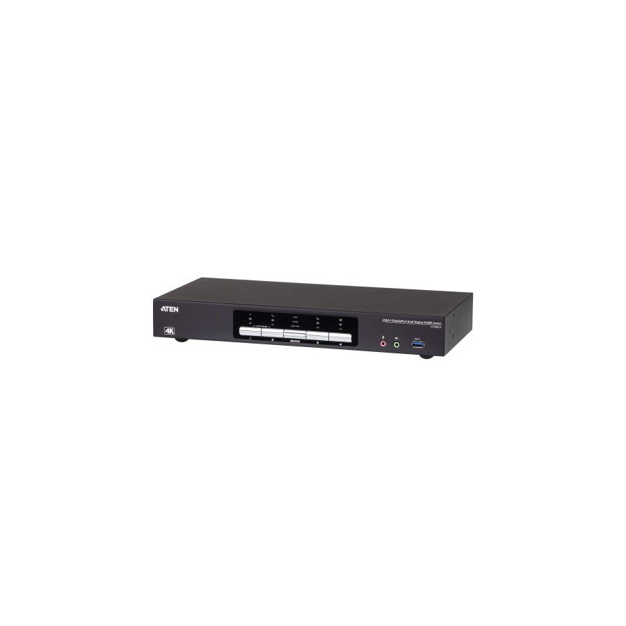 22604-ATEN Switch KVMPT DisplayPort 4K dual display USB 3.0 de 4 puertos