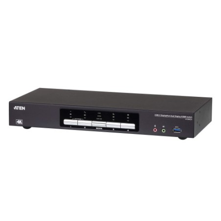 22604-ATEN Switch KVMPT DisplayPort 4K dual display USB 3.0 de 4 puertos