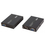 22643-Aten VE150A extensor audio/video Transmisor y receptor de senales AV Negro