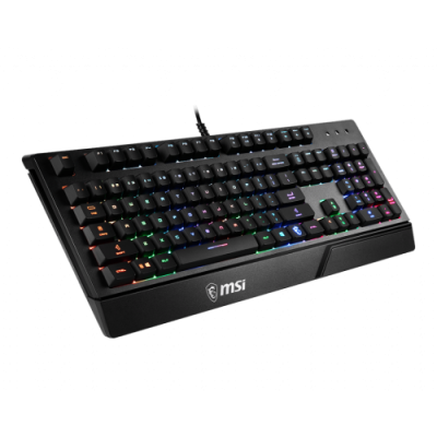 MSI VIGOR GK20 teclado USB QWERTY Espanol Negro