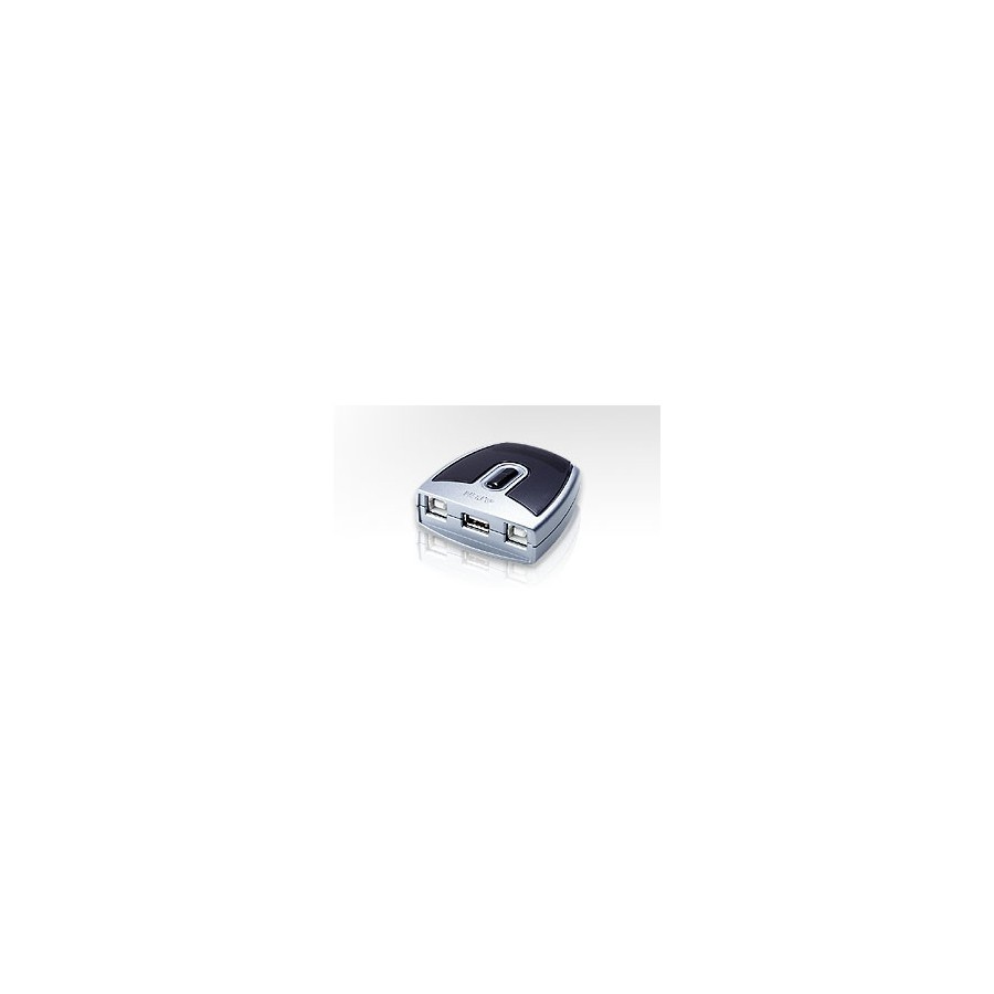 22673-Aten 2-Port USB 2.0 Peripheral Switch 480 Mbit/s Negro, Plata 22673-Aten 2-Port USB 2.0 Peripheral Switch 480 Mbit/s Negro, Plata