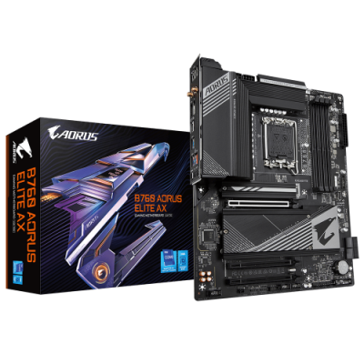 Gigabyte B760 AORUS ELITE AX rev 10 Intel B760 LGA 1700 micro ATX