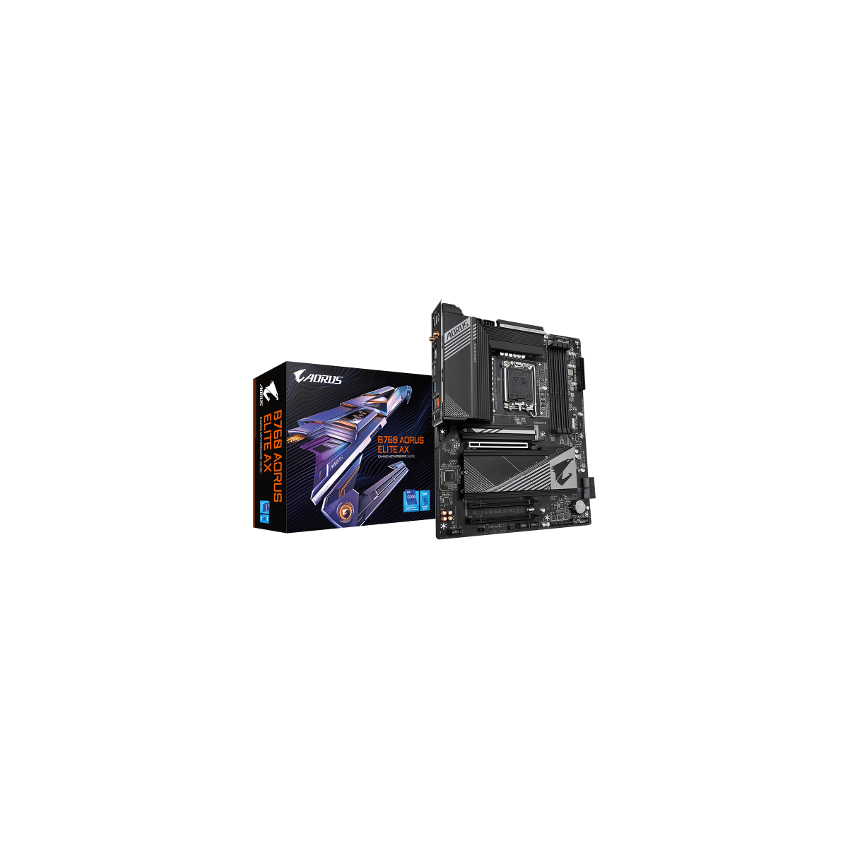 Gigabyte B760 AORUS ELITE AX rev 10 Intel B760 LGA 1700 micro ATX