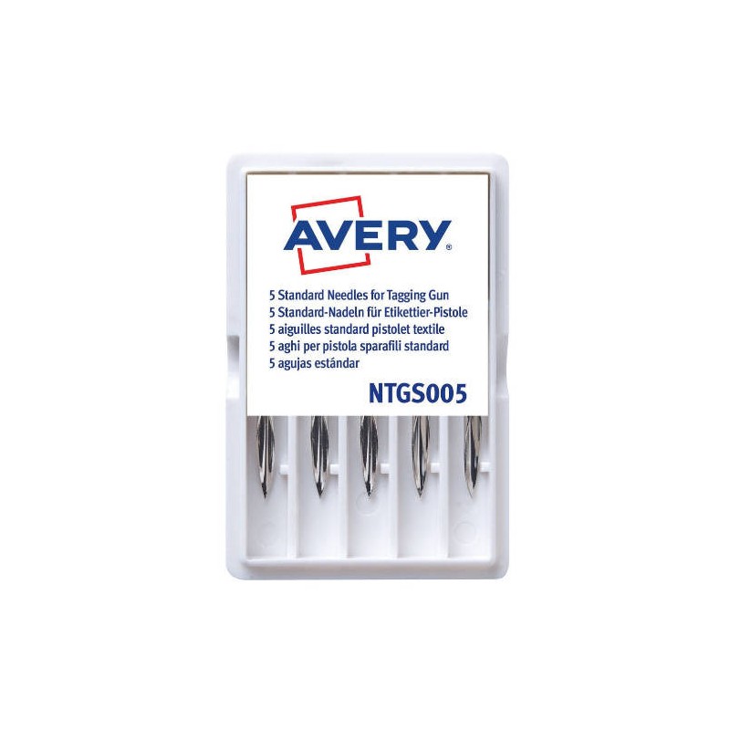 2276-AGUJAS ESTANDAR CORTAS CON BASE DE PLASTICO AVERY NTGS005 2276-AGUJAS ESTANDAR CORTAS CON BASE DE PLASTICO AVERY NTGS005