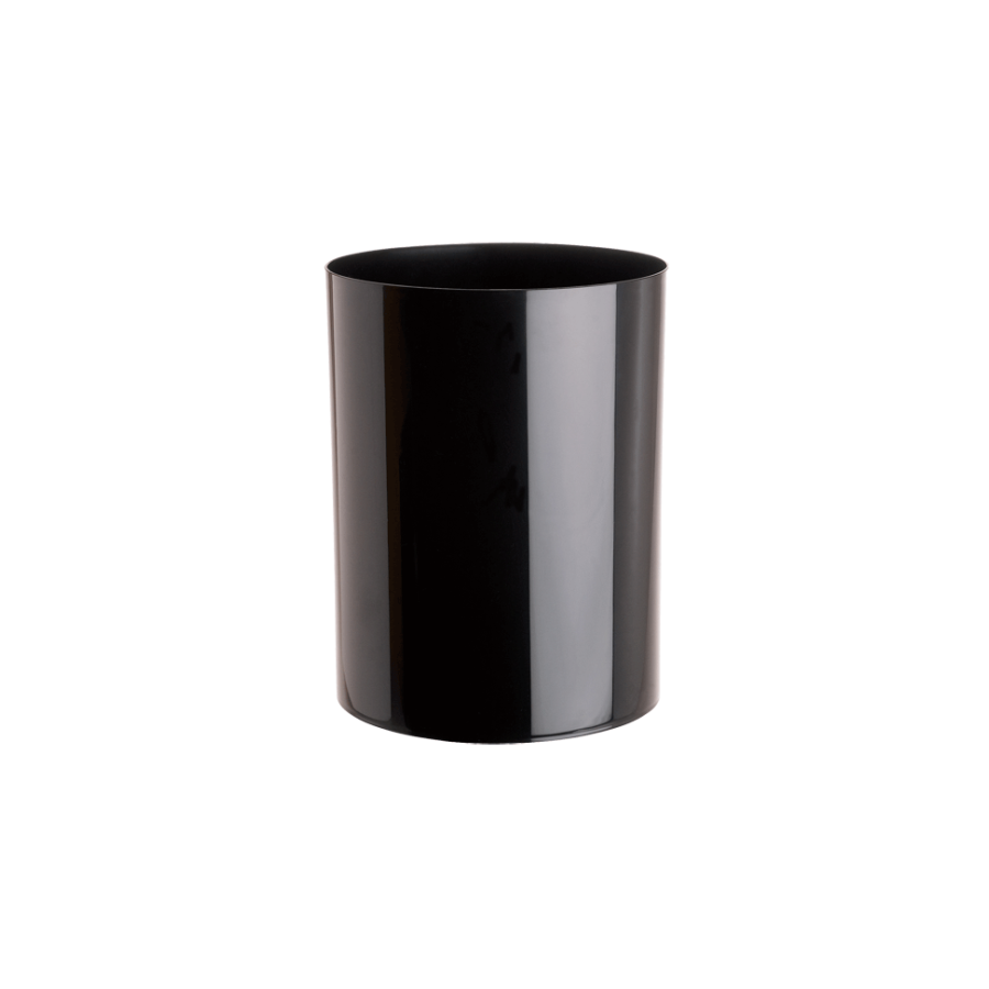 23009-PAPELERA ECOGREEN ALTO BRILLO 100% RECICLADO Y RECICLABLE NEGRO 18 LITROS 260X335 MM ARCHIVO 2000 2000 NE