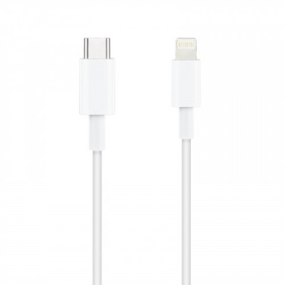 TooQ 10100601 cable de conector Lightning 1 m Blanco