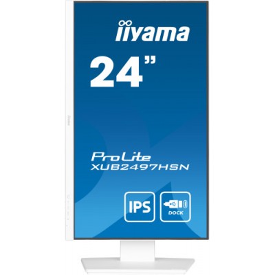 iiyama ProLite XUB2497HSN W2 pantalla para PC 605 cm 238 1920 x 1080 Pixeles Full HD LED Blanco