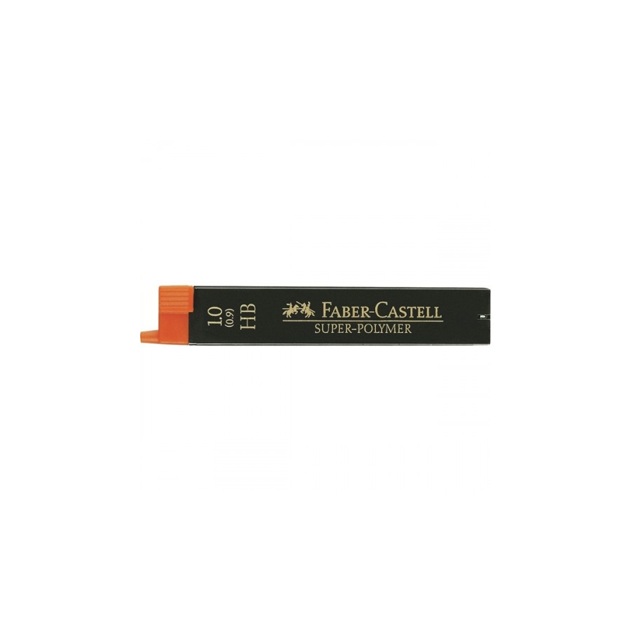 23103-ESTUCHE 12 MINAS 0.9MM SUPER POLIMERAS HB FABER CASTELL 120900