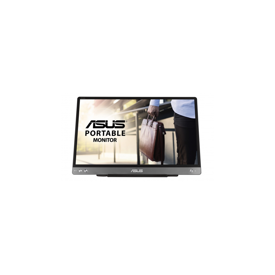 23128-ASUS MB14AC pantalla para PC 35,6 cm (14") 1920 x 1080 Pixeles Full HD Gris