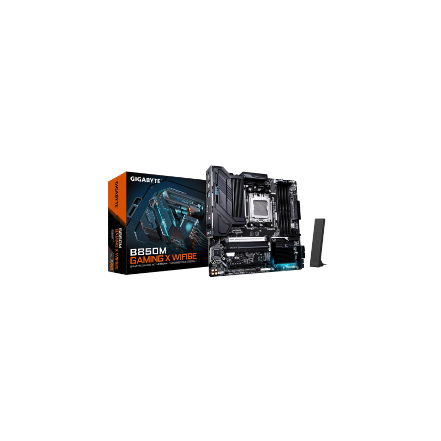 23348-GIGABYTE B850M GAMING X WIFI6E Placa Base - Procesadores AMD Ryzen Serie 9000, VRM Digital 10+2+2 fases, hasta 820 23348-GIGABYTE B850M GAMING X WIFI6E Placa Base - Procesadores AMD Ryzen Serie 9000, VRM Digital 10+2+2 fases, hasta 820