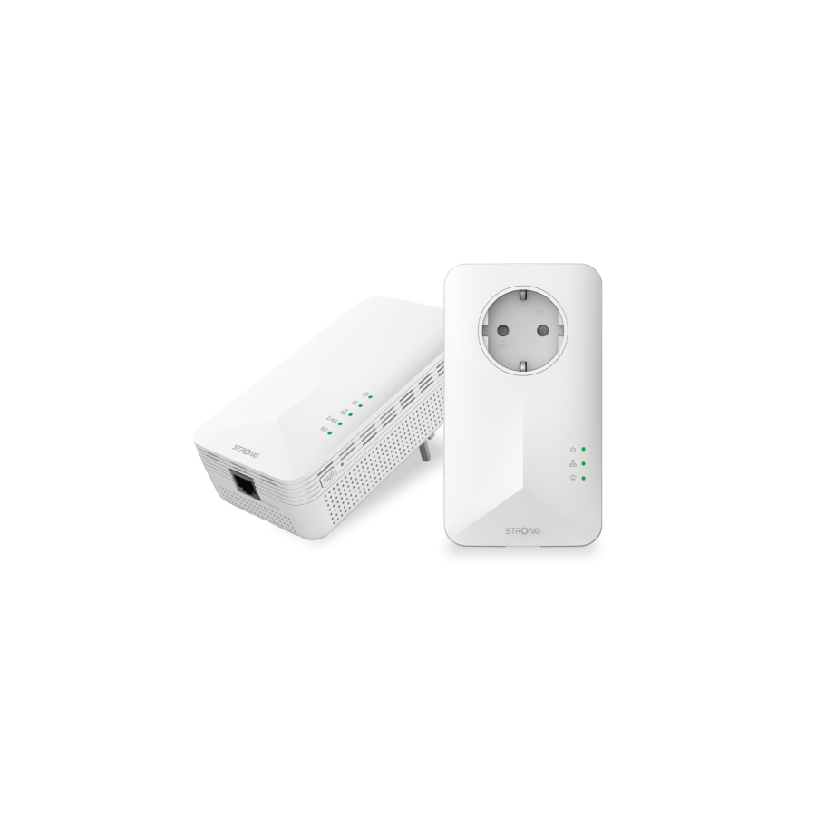23352-Strong POWERL1000DUOWIFIEUV2 1000 Mbit/s Ethernet Wifi Blanco 2 pieza(s) 23352-Strong POWERL1000DUOWIFIEUV2 1000 Mbit/s Ethernet Wifi Blanco 2 pieza(s)