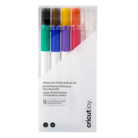 23593-Cricut 2009978 marcador 8 pieza(s) Negro, Azul, Marron, Verde, Purpura, Rojo, Amarillo