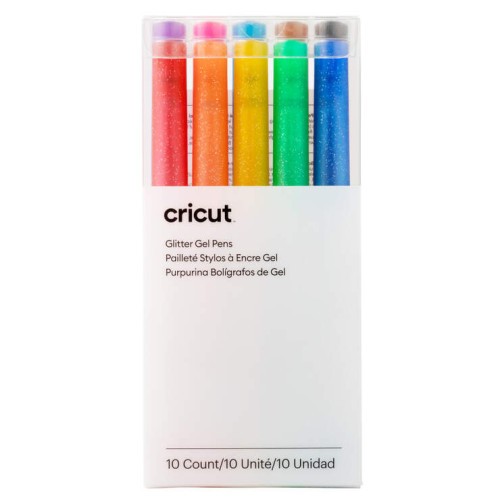 23594-Cricut 2009962 boligrafo de gel Boligrafo de gel con tapa Negro, Azul, Marron, Verde, Azul claro, Naranja, Rosa, P