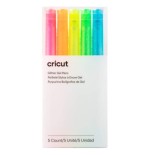 23595-Cricut 2009961 boligrafo de gel Boligrafo de gel con tapa Azul, Verde, Naranja, Rosa, Amarillo 5 pieza(s)