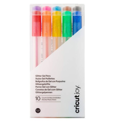 23599-Cricut 2009964 boligrafo de gel Boligrafo de gel con tapa Negro, Marron, Verde, Azul claro, Naranja, Purpura, Rojo