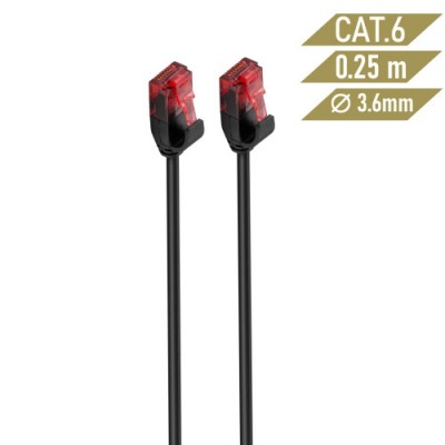 Ewent IM1044 cable de red 1 m Cat6 U UTP UTP Negro