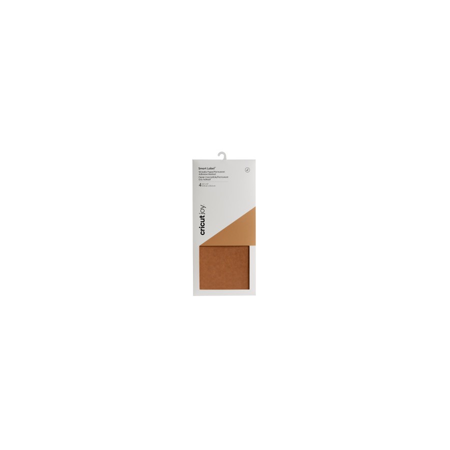 23910-Cricut Joy nota autoadhesiva Rectangulo Marron 1 hojas Autoadhesivo
