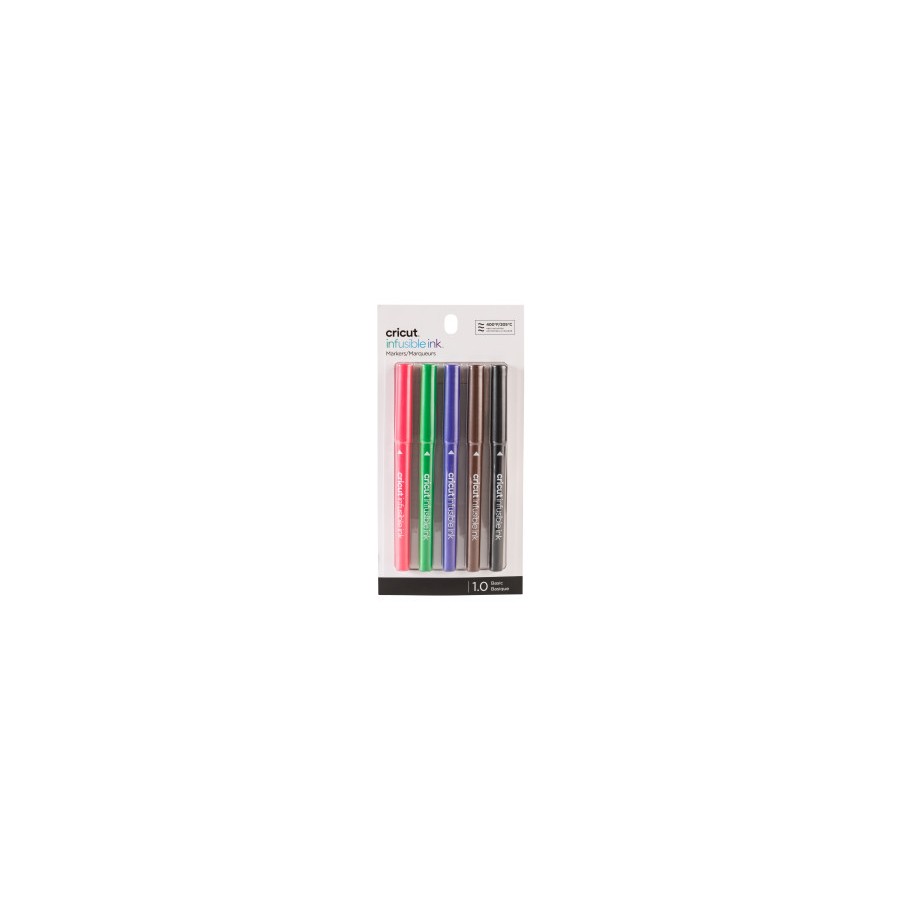 24113-Cricut 2006256 rotulador Negro, Marron, Verde, Purpura, Rojo 5 pieza(s)