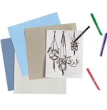 24114-Cricut 2006256 rotulador Negro, Marron, Verde, Purpura, Rojo 5 pieza(s)