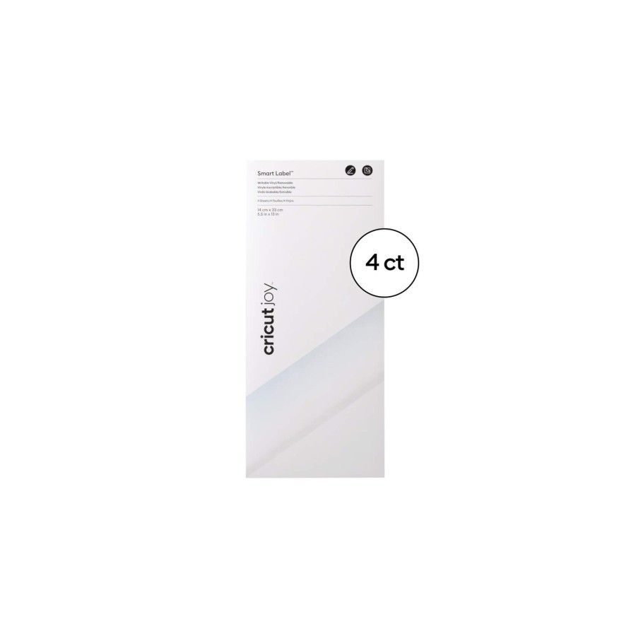 24146-Cricut Smart Label etiqueta autoadhesiva Permanente Transparente 4 pieza(s) 24146-Cricut Smart Label etiqueta autoadhesiva Permanente Transparente 4 pieza(s)