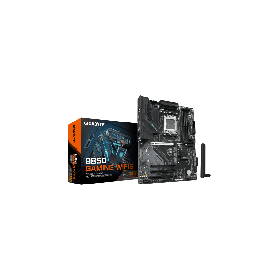 24347-GIGABYTE B850 GAMING WIFI6 Placa Base - Procesadores AMD Ryzen Serie 9000, VRM digital de 6+2+2 fases, hasta 8200M 24347-GIGABYTE B850 GAMING WIFI6 Placa Base - Procesadores AMD Ryzen Serie 9000, VRM digital de 6+2+2 fases, hasta 8200M