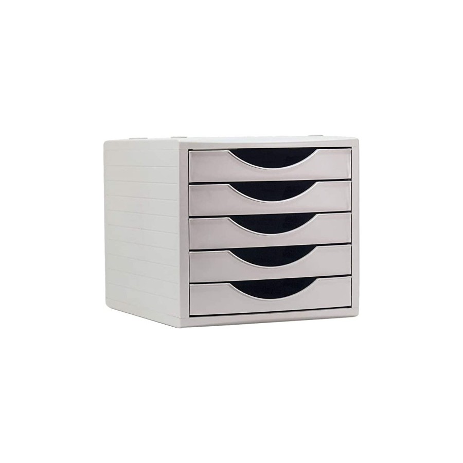 24573-MODULO ECOGREEN 5 CAJONES BLANCO 100% RECICLADO Y RECICLABLE DIN A4 FOLIO Y SUBCARPETA MEDIDAS: 340X270X260 MM CAR 24573-MODULO ECOGREEN 5 CAJONES BLANCO 100% RECICLADO Y RECICLABLE DIN A4 FOLIO Y SUBCARPETA MEDIDAS: 340X270X260 MM CAR