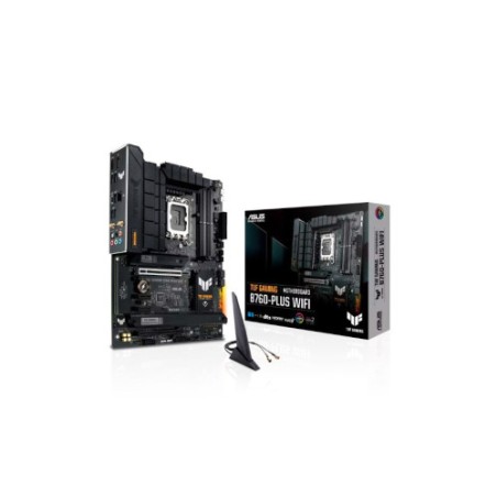 24598-PLACA ASUS TUF GAMING B760-PLUS WIFI,INTEL,1700,B760,4DDR5,128GB,HDMI+DP,4SATA+3M.2,4USB 3.2+1USB-C,2.5GB+WIFI6E+B